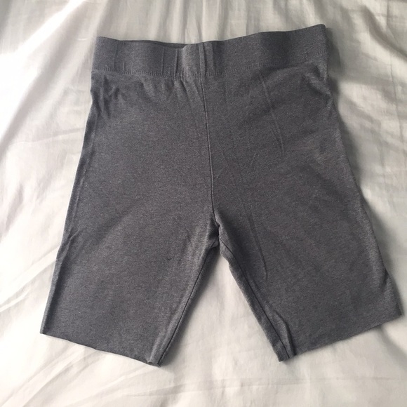 Forever 21 Pants - HIGH RISE BIKER SHORTS